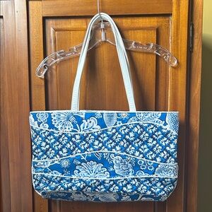 Vera Bradley Floral Blue Tote Bag